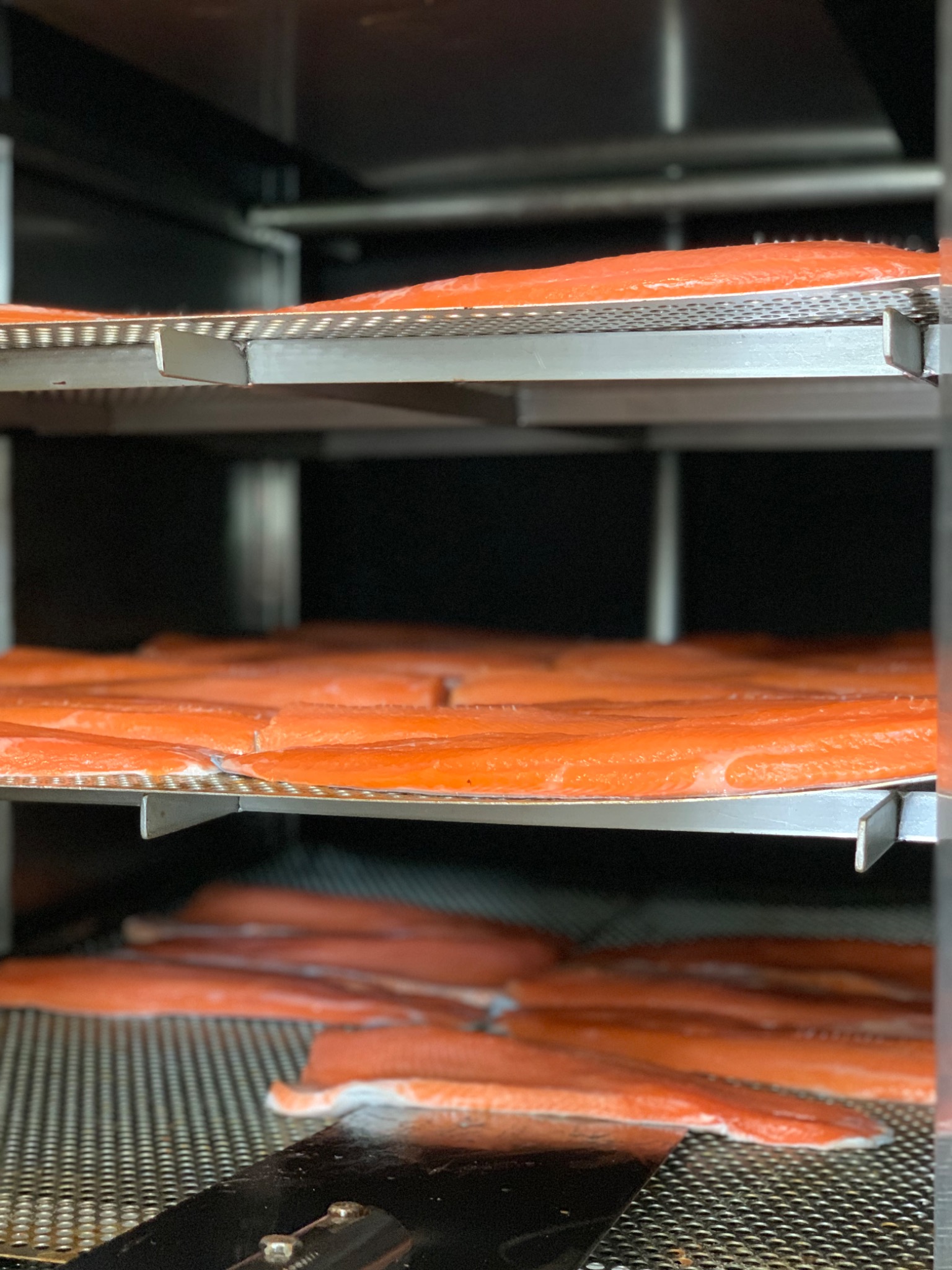 Filets de truite en fumage