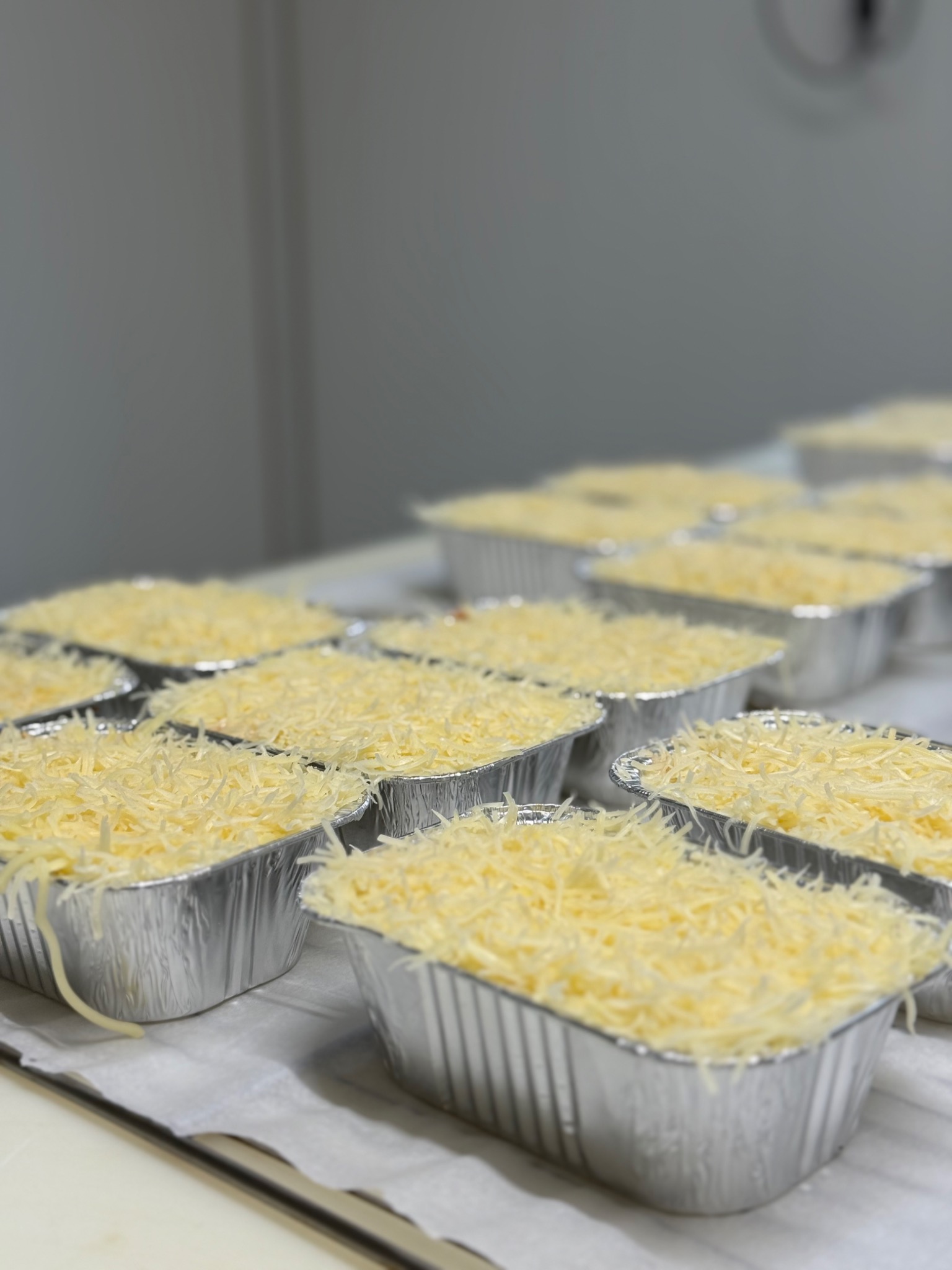 Préparations traiteur en atelier